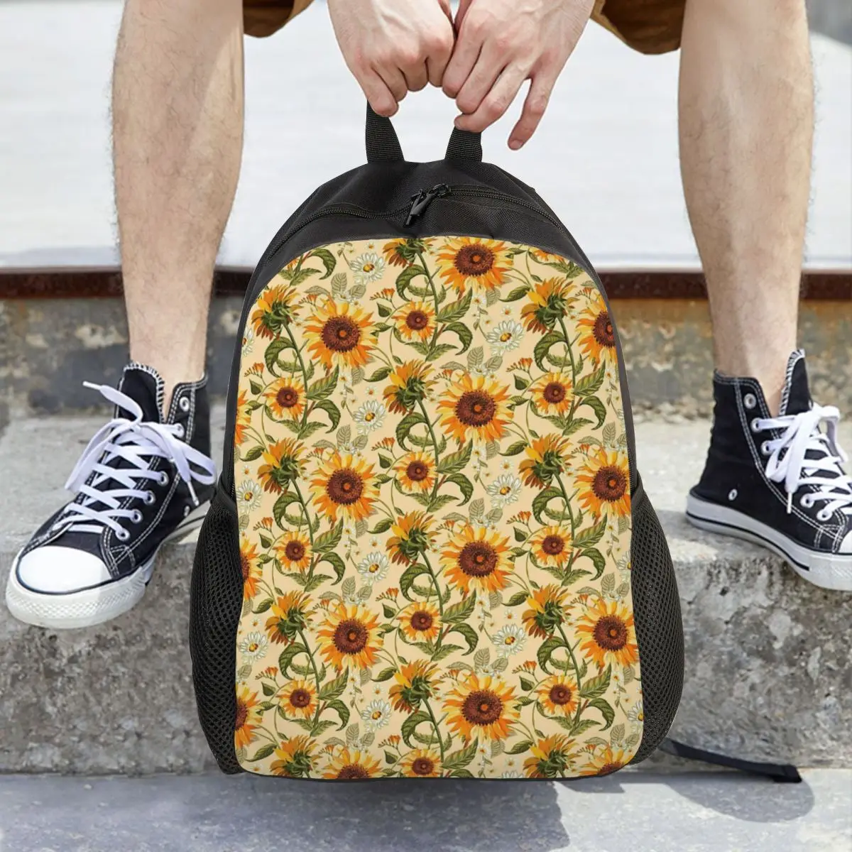 Sunflowers 70s Vintage Golden Backpack Hot Sale Daypack Large Capacity Boys Girls BookBag School Bag Shoulder Bags for Men Women
Sunflowers 70s Vintage Golden Backpack Hot Sale Daypack Large Capacity Boys Girls BookBag School Bag Shoulder Bags for Men Women