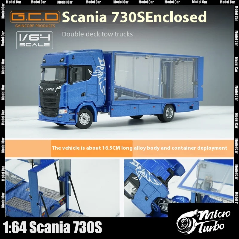 Microturbo Mt1:64 Scania 730s Miniature Model Car Alloy Car Box-Type Truck Collection Decoration Customization Birthday Toy Gift
Microturbo Mt1:64 Scania 730s Miniature Model Car Alloy Car Box-Type Truck Collection Decoration Customization Birthday Toy Gift