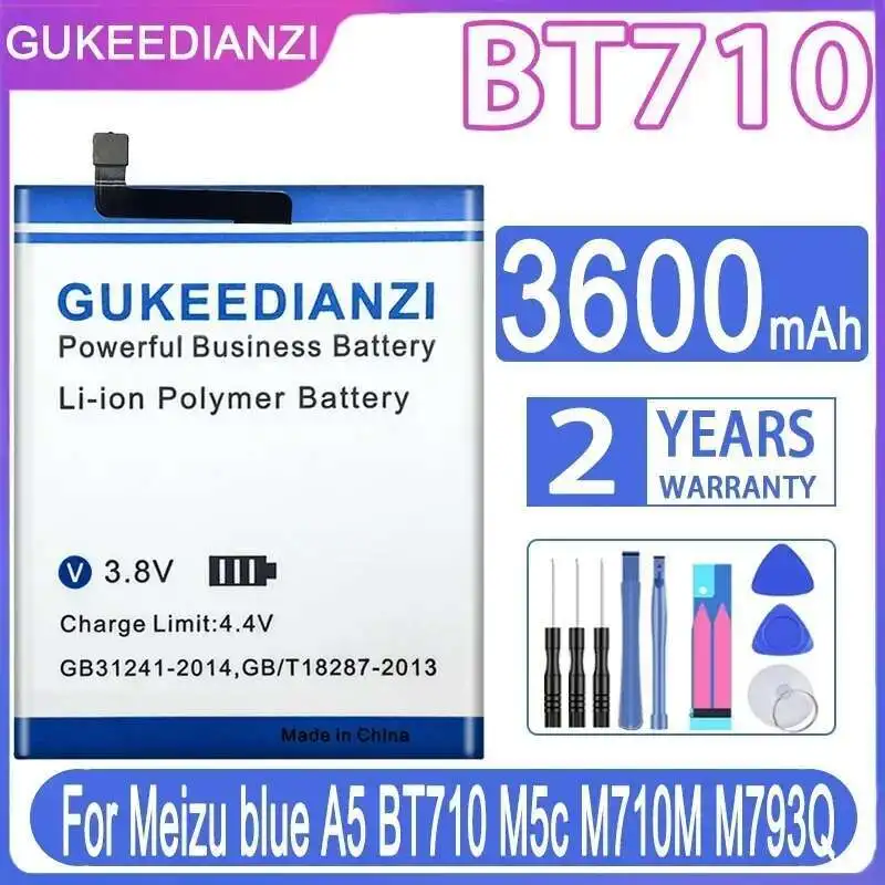 For Meizu Blue A5 BT710 M5c M710M M793Q Long-Lasting Performance 3600Mah Mobile Phone Battery Fast Charging
For Meizu Blue A5 BT710 M5c M710M M793Q Long-Lasting Performance 3600Mah Mobile Phone Battery Fast Charging