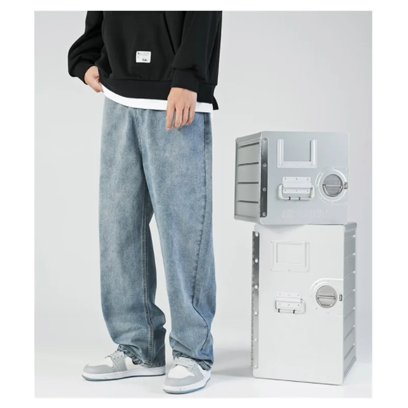 Men's 2023 Spring and Autumn New Washed Jeans Japanese Simple Solid Color Straight Sleeve Casual Loose Wide Leg Pants L0001
Men's 2023 Spring and Autumn New Washed Jeans Japanese Simple Solid Color Straight Sleeve Casual Loose Wide Leg Pants L0001
