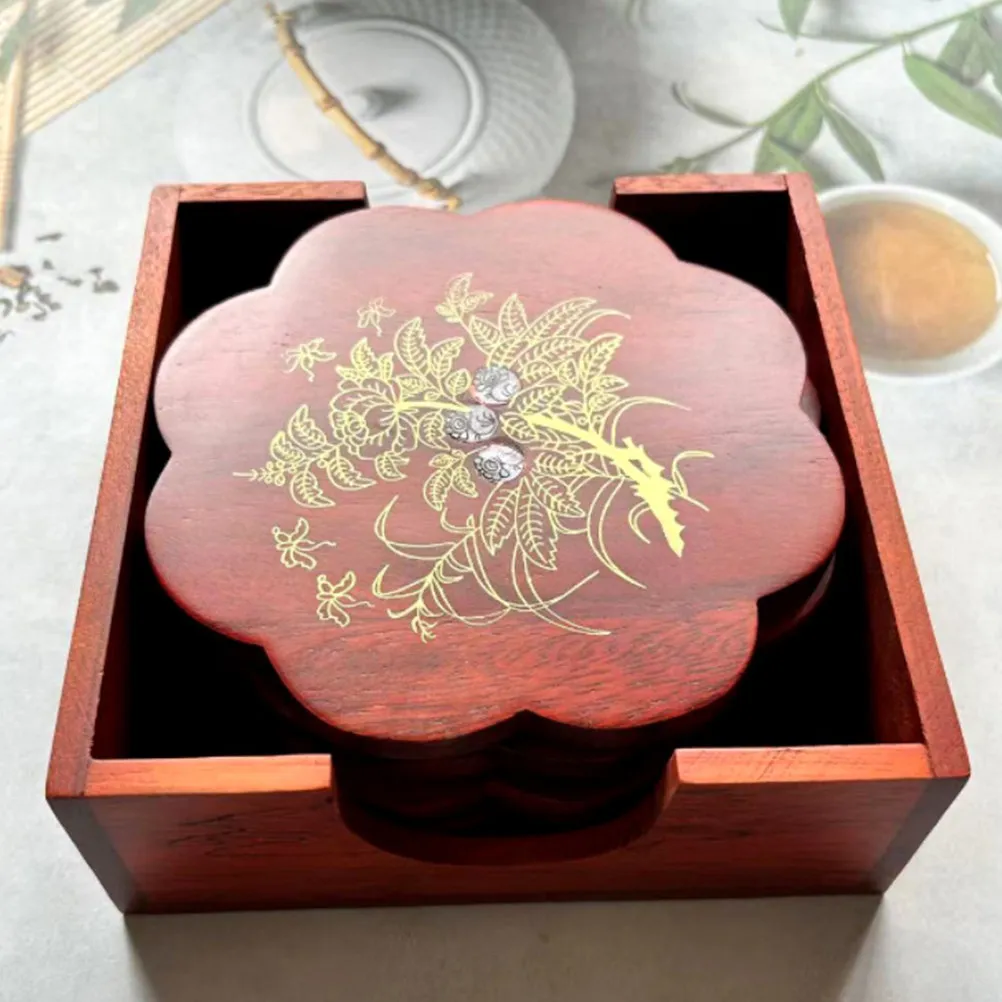 1Set Wood Trivet Set Elegant Carved Redwood Hot Pad for Pots Pans Dish Heat Insulation Countertop Protector Coaster Set with
1Set Wood Trivet Set Elegant Carved Redwood Hot Pad for Pots Pans Dish Heat Insulation Countertop Protector Coaster Set with