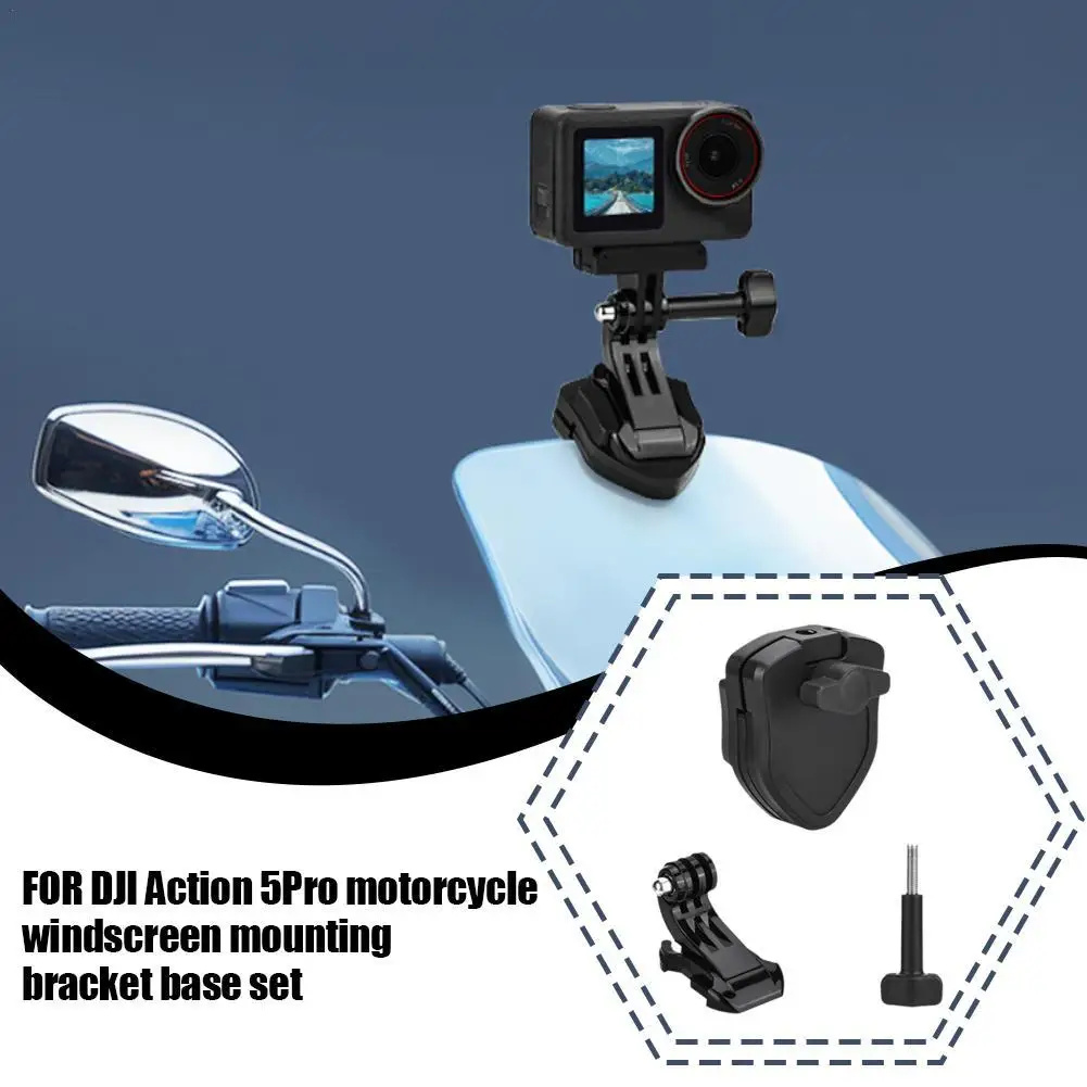 for dji Action 5Pro Motorcycle Windscreen Fixed Bracket Base Set Windproof 180° Flexible Adjustable With Soft Silicone Pads
for dji Action 5Pro Motorcycle Windscreen Fixed Bracket Base Set Windproof 180° Flexible Adjustable With Soft Silicone Pads
