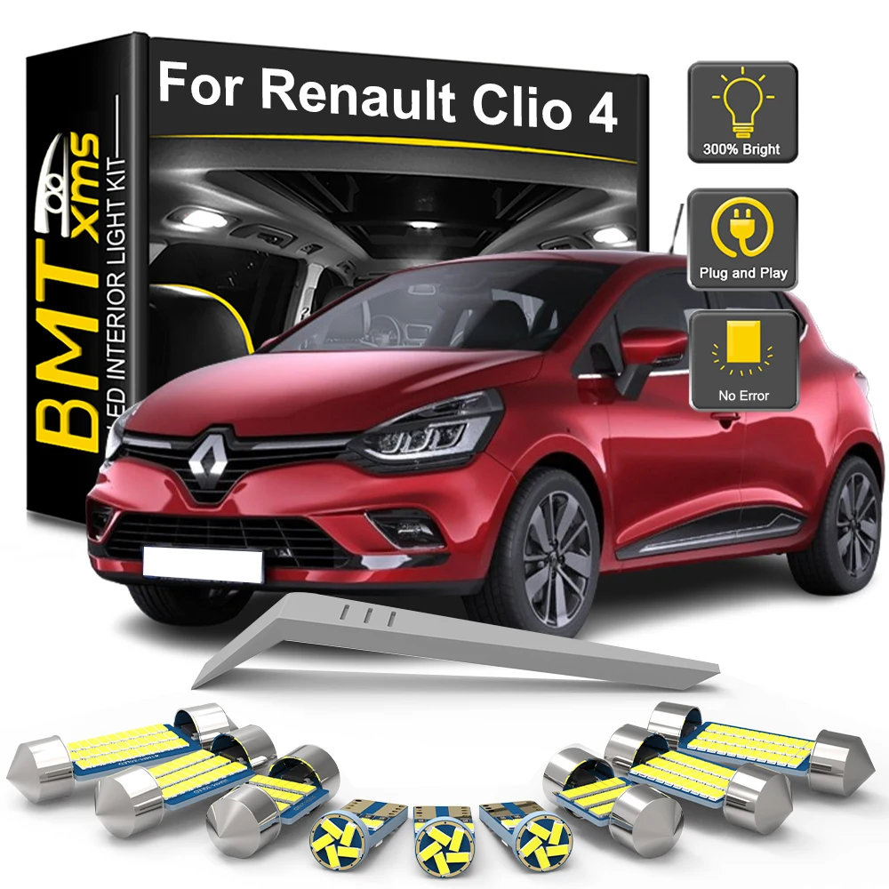 BMTxms 8 шт. Canbus для Renault Clio 4 IV MK4 2013 2014 2015 2016 2017 2018 светодиодный салон автомобиля купольный светильник багажника светодиодный внутренний светильник
BMTxms 8 шт. Canbus для Renault Clio 4 IV MK4 2013 2014 2015 2016 2017 2018 светодиодный салон автомобиля купольный светильник багажника светодиодный внутренний светильник