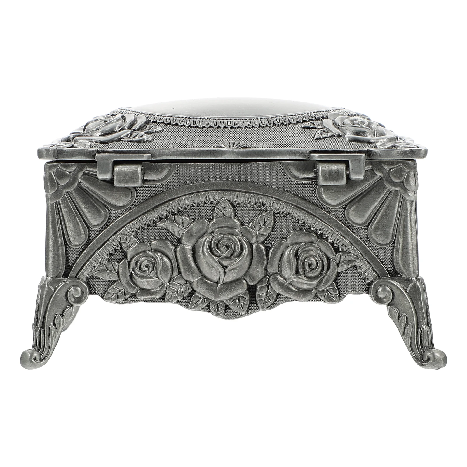 Rose Jewelry Box Retro Boxes High-foot Container Vintage Home Decor Necklace Jewellery for Women Zinc Alloy Storage Miss
Rose Jewelry Box Retro Boxes High-foot Container Vintage Home Decor Necklace Jewellery for Women Zinc Alloy Storage Miss