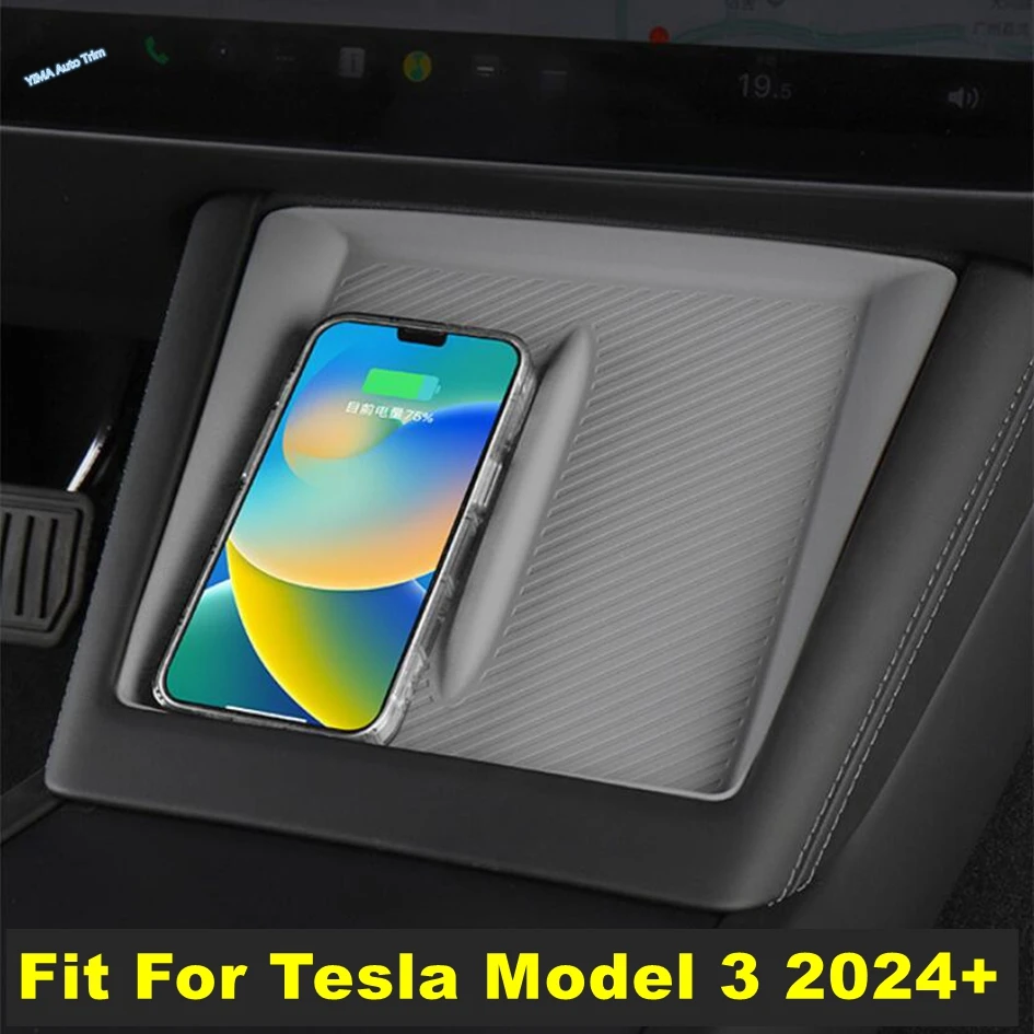 Car Central Control Wireless Silicone Pad Phone Mat Protection Decoration Cover Fit For Tesla Model 3 2024 Interior Accessories
Car Central Control Wireless Silicone Pad Phone Mat Protection Decoration Cover Fit For Tesla Model 3 2024 Interior Accessories