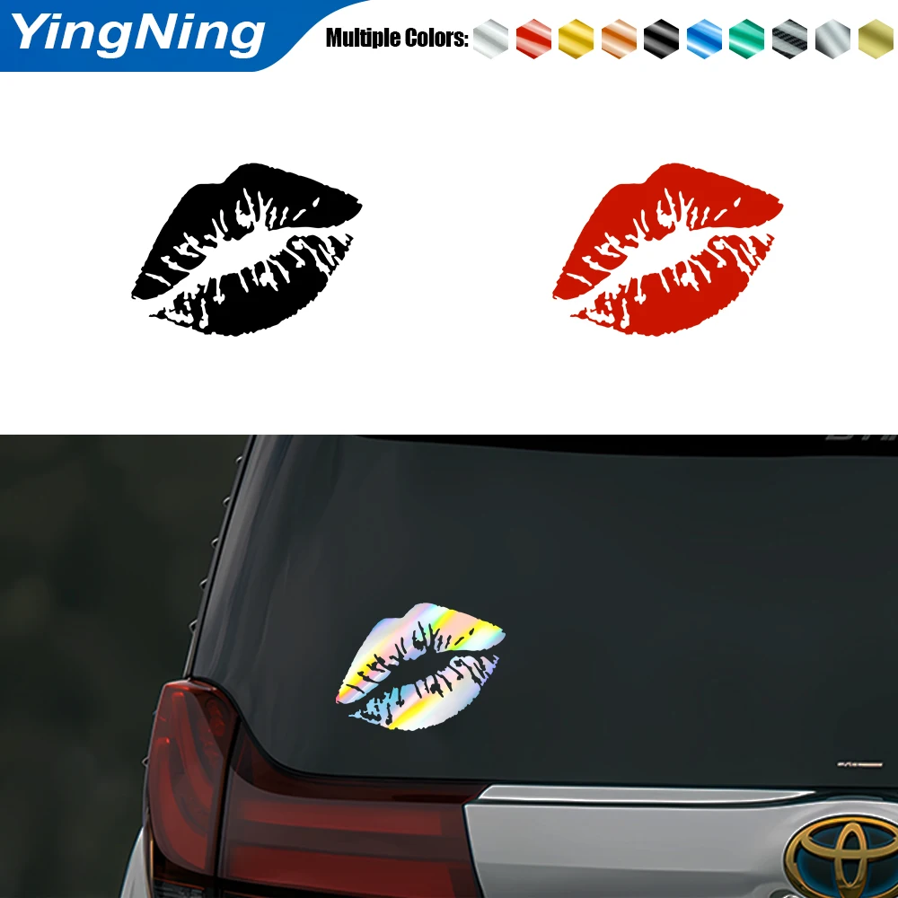 Fashion Lip Prints Pattern Auto Reflective Sticker Car Bumper Body Rear Window Decorative Decal Laser Car Sticker Accessories
Fashion Lip Prints Pattern Auto Reflective Sticker Car Bumper Body Rear Window Decorative Decal Laser Car Sticker Accessories