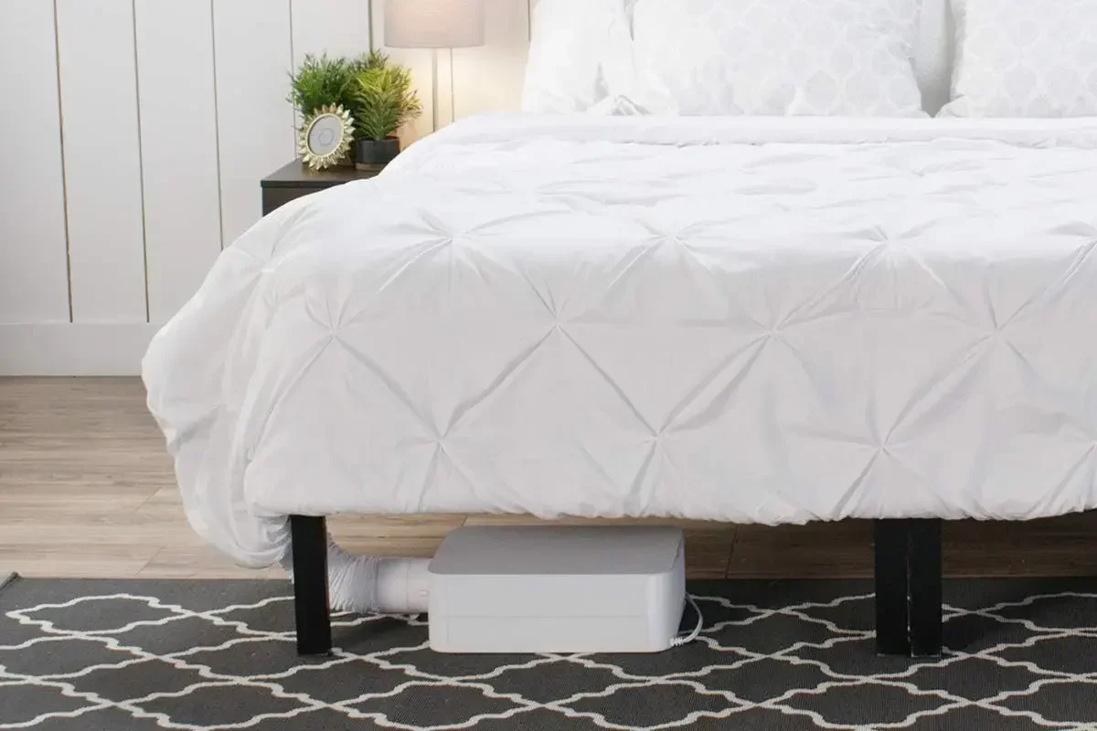 ez Climate Comfort for Beds, Cooling Fan, Heating Air, Single Temp Zone Any Size Bed or Mattress
ez Climate Comfort for Beds, Cooling Fan, Heating Air, Single Temp Zone Any Size Bed or Mattress