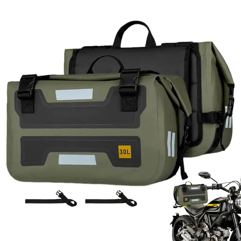 Motorcycle Storage Bag 2pcs PVC Side Bag Waterproof For Motorcycle Large Capacity Multifunctional Easy Installation Seatback
Motorcycle Storage Bag 2pcs PVC Side Bag Waterproof For Motorcycle Large Capacity Multifunctional Easy Installation Seatback