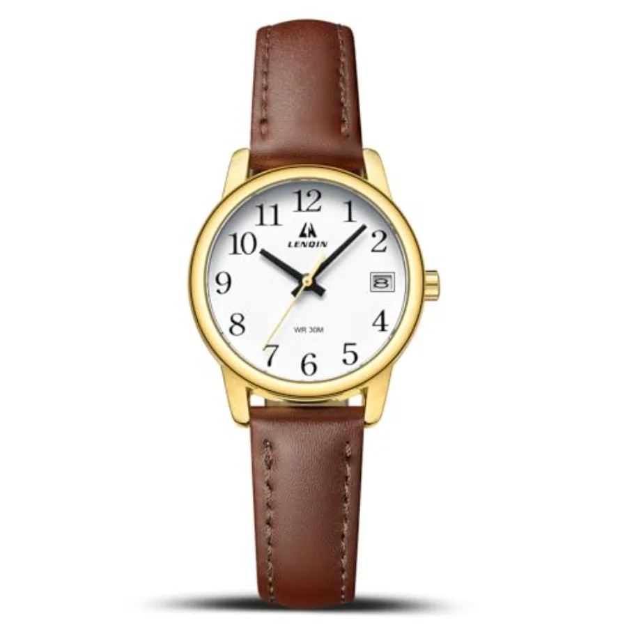 Ladies Watches Analog Quartz Watch for Women Waterproof Women's Wrist Watches Easy Reader Womens Watch with Leather Strap
Ladies Watches Analog Quartz Watch for Women Waterproof Women's Wrist Watches Easy Reader Womens Watch with Leather Strap