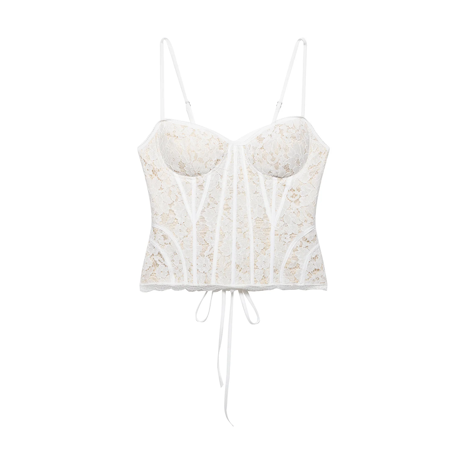 Willshela Women Fashion Beige Lace Up Back Bandage Corset Tops Vintage Thin Straps V-Neck Sleeveless Female Chic Lady Camis
Willshela Women Fashion Beige Lace Up Back Bandage Corset Tops Vintage Thin Straps V-Neck Sleeveless Female Chic Lady Camis
