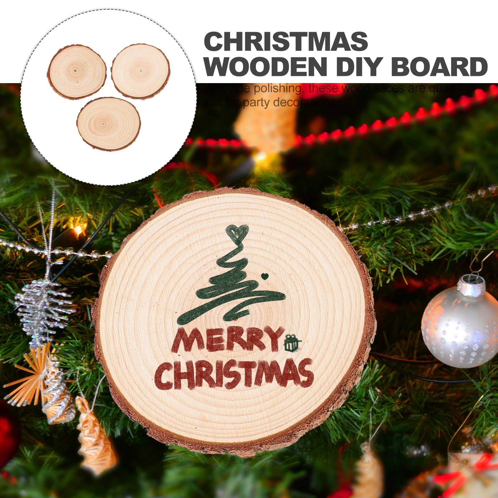 3 Pcs Christmas Decor Decorative Solid Wood Board Hanging Wooden Painting Drawing
3 Pcs Christmas Decor Decorative Solid Wood Board Hanging Wooden Painting Drawing