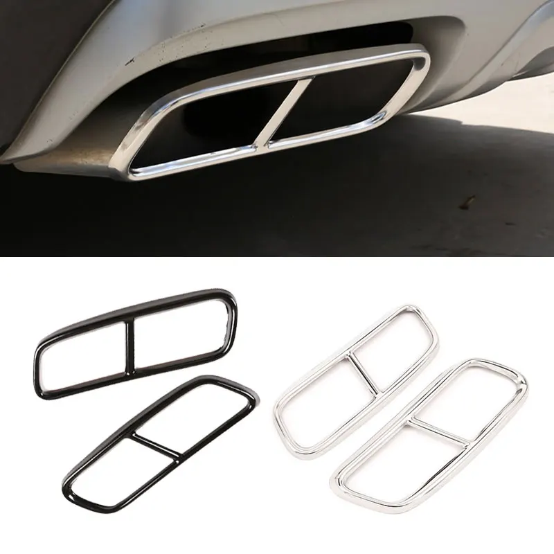 For Audi Q7 2016 2017 2018 Stainless Steel 2pcs Car Tail Muffler Exhaust Pipe Output Cover Protective Trim
For Audi Q7 2016 2017 2018 Stainless Steel 2pcs Car Tail Muffler Exhaust Pipe Output Cover Protective Trim