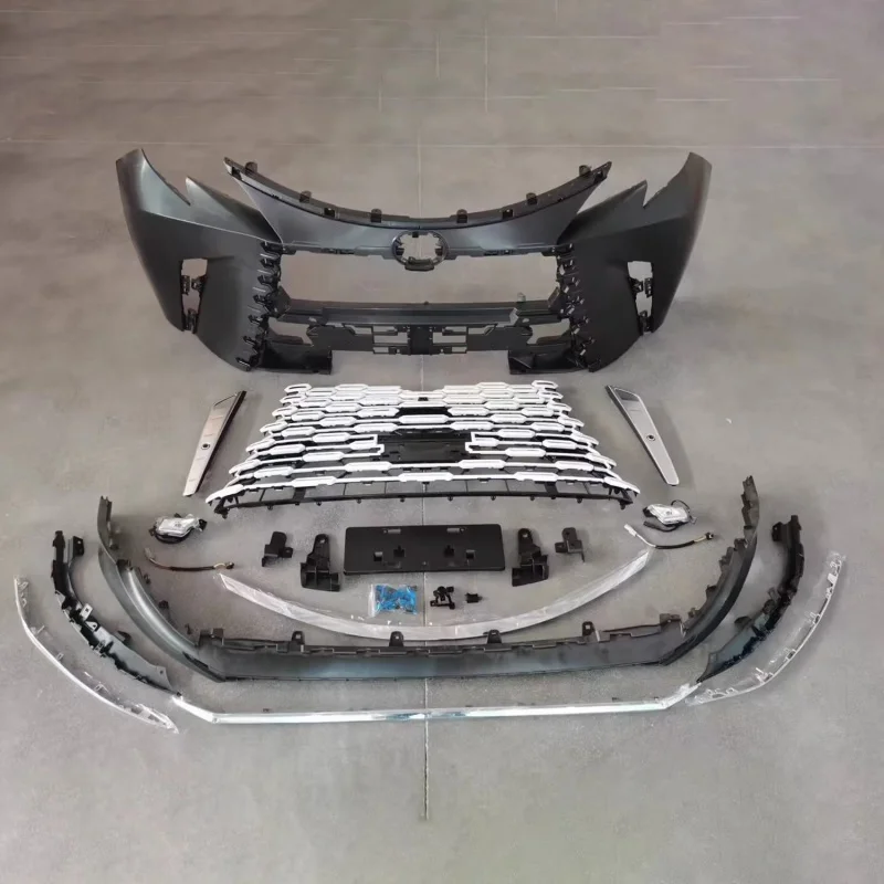 Car front bumper assembly for Toyota Sienna 2021-2024 upgraded grill Radiator Grille front lip unpainted surround
Car front bumper assembly for Toyota Sienna 2021-2024 upgraded grill Radiator Grille front lip unpainted surround