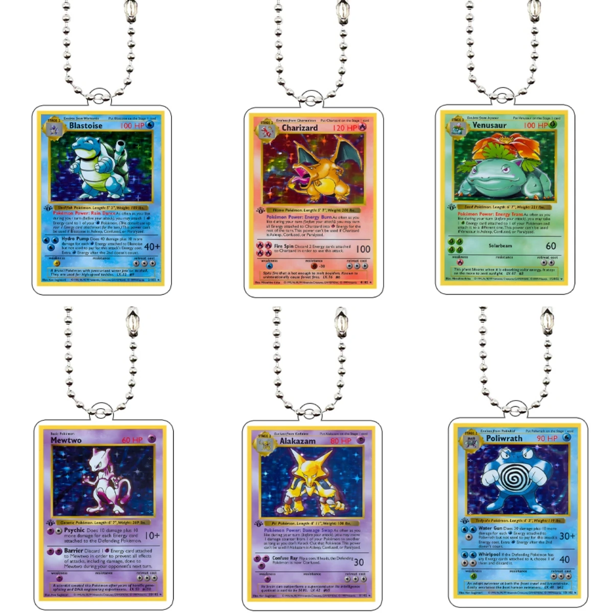 Мультяшный Аниме Брелок для Телефона PTCG с Чаризардом, Бластойзом, Мьютой, 1996, 1-е издание, Акриловый Брелок-Подвеска в форме маленькой карточки, Игровые Игрушки
Мультяшный Аниме Брелок для Телефона PTCG с Чаризардом, Бластойзом, Мьютой, 1996, 1-е издание, Акриловый Брелок-Подвеска в форме маленькой карточки, Игровые Игрушки