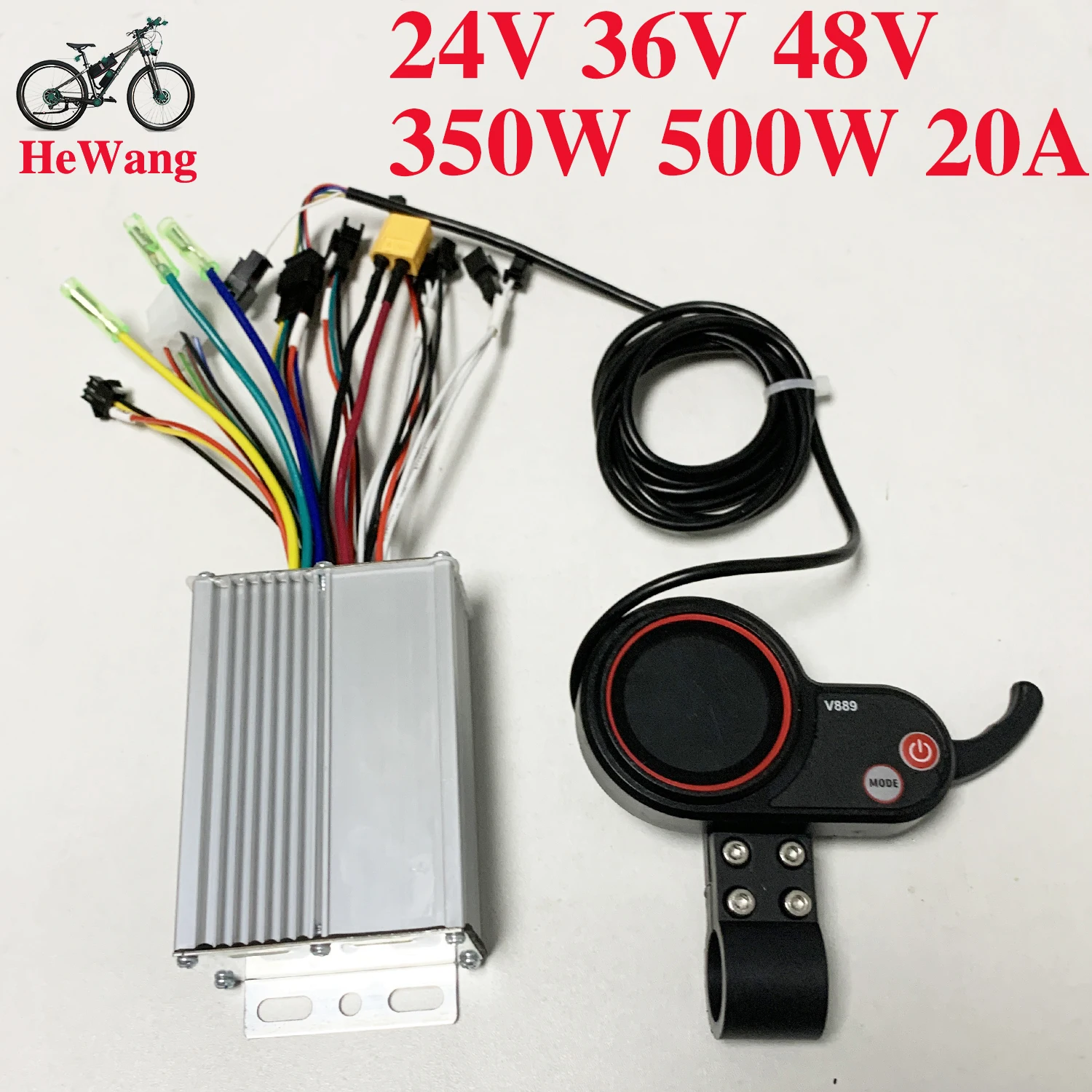 24V 36V 48V E-Bicycle Sine Wave Controller 350W 500W 20A Brushless Motor Controller with V889 LCD Meter Kit for E-Scooter Bike
24V 36V 48V E-Bicycle Sine Wave Controller 350W 500W 20A Brushless Motor Controller with V889 LCD Meter Kit for E-Scooter Bike