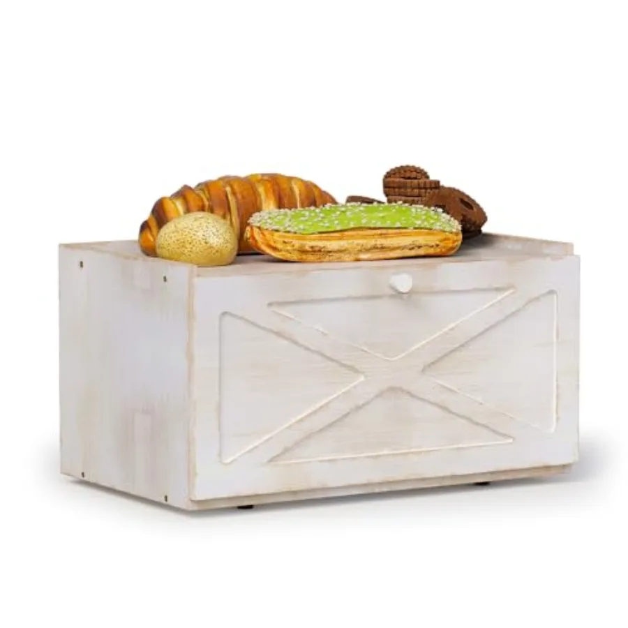 Bamboo Bread Box for Kitchen Counter Farmhouse Bread Storage Container Large Capacity Bread Storage Bin Bread Holder
Bamboo Bread Box for Kitchen Counter Farmhouse Bread Storage Container Large Capacity Bread Storage Bin Bread Holder