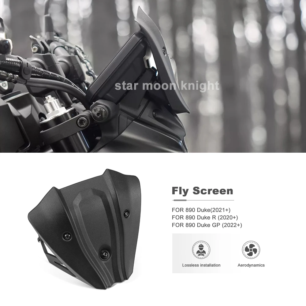 Motorcycle Front Fairing Screen Shield For 890 Duke (2020+) R (2021+) GP (2022+) Windshield Windscreen Air Wind Deflectors
Motorcycle Front Fairing Screen Shield For 890 Duke (2020+) R (2021+) GP (2022+) Windshield Windscreen Air Wind Deflectors