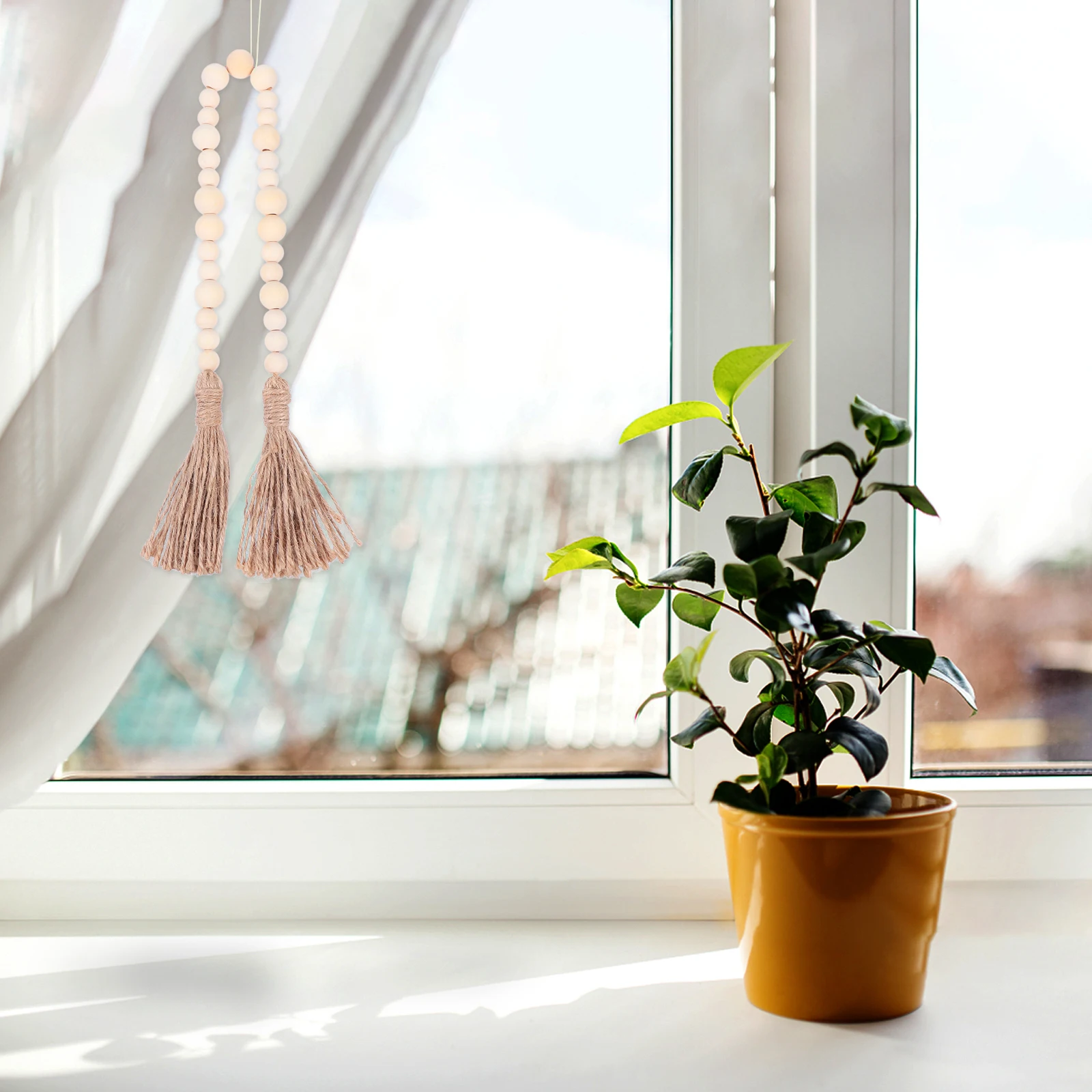 1pc Wooden Bead Garland Farmhouse Rustic Hanging Decor For Mantel Table Centerpiece Tassel Beads String Party Decoration
1pc Wooden Bead Garland Farmhouse Rustic Hanging Decor For Mantel Table Centerpiece Tassel Beads String Party Decoration