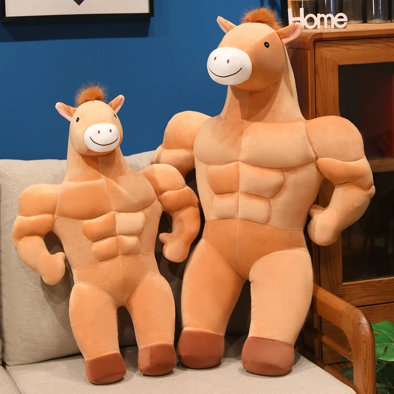 wholesale Creative And Quirky Strong Muscular Abdominal Muscle Plush Toy Horse Doll Cute Cartoon Anime Decoration Christma Gift
wholesale Creative And Quirky Strong Muscular Abdominal Muscle Plush Toy Horse Doll Cute Cartoon Anime Decoration Christma Gift