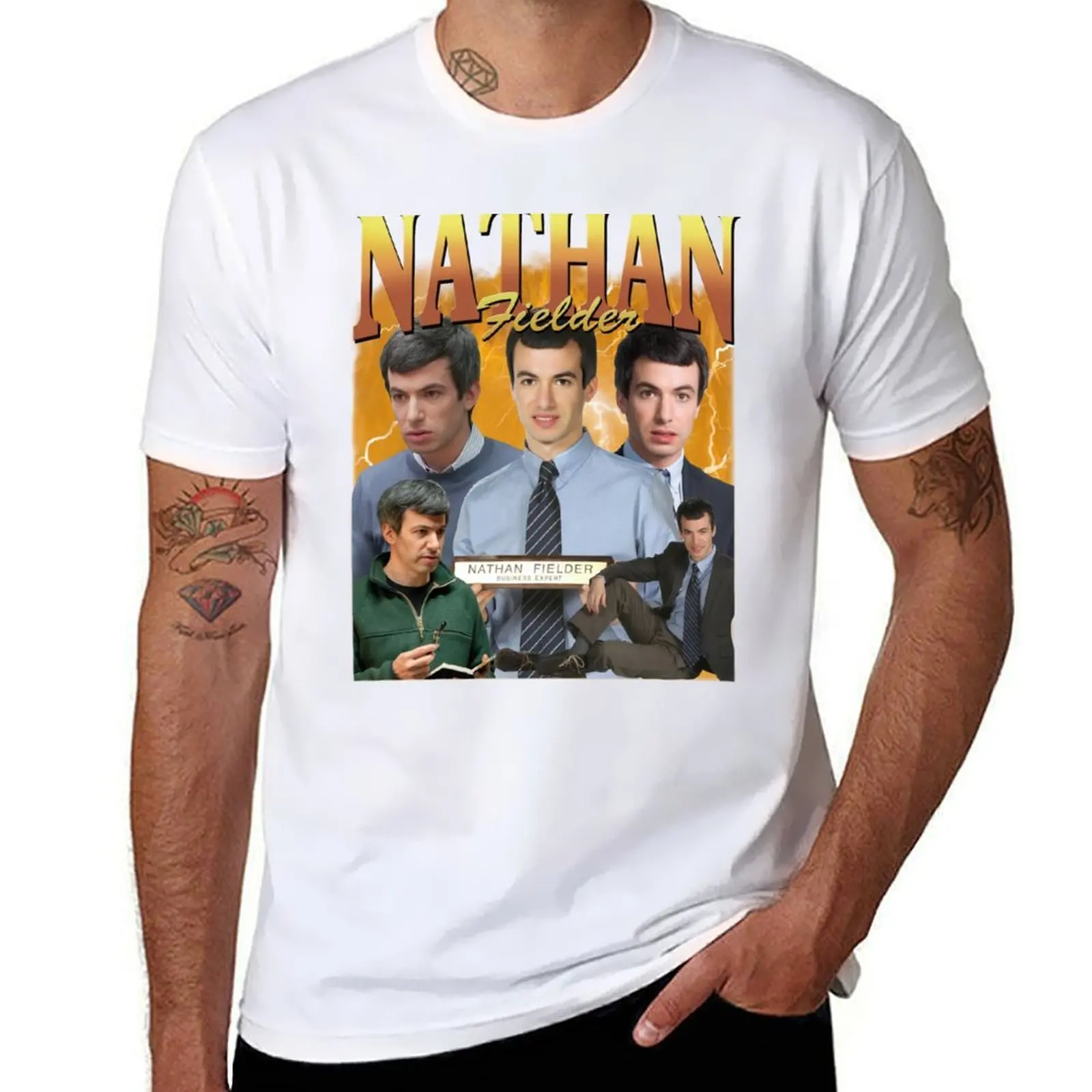 Nathan Fielder Retro 90s T-Shirt t shirts for man graphic vintage t shirt man casual T-Shirt
Nathan Fielder Retro 90s T-Shirt t shirts for man graphic vintage t shirt man casual T-Shirt