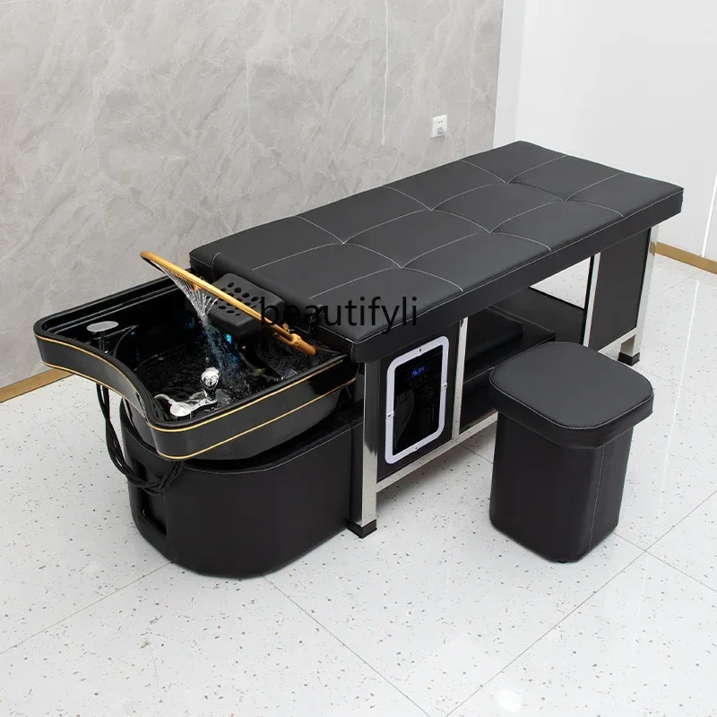 High-End Ceramic Basin Steel Frame Thai-Style Shampoo Chair Water Circulation Fumigation Head Therapy Bed
High-End Ceramic Basin Steel Frame Thai-Style Shampoo Chair Water Circulation Fumigation Head Therapy Bed
