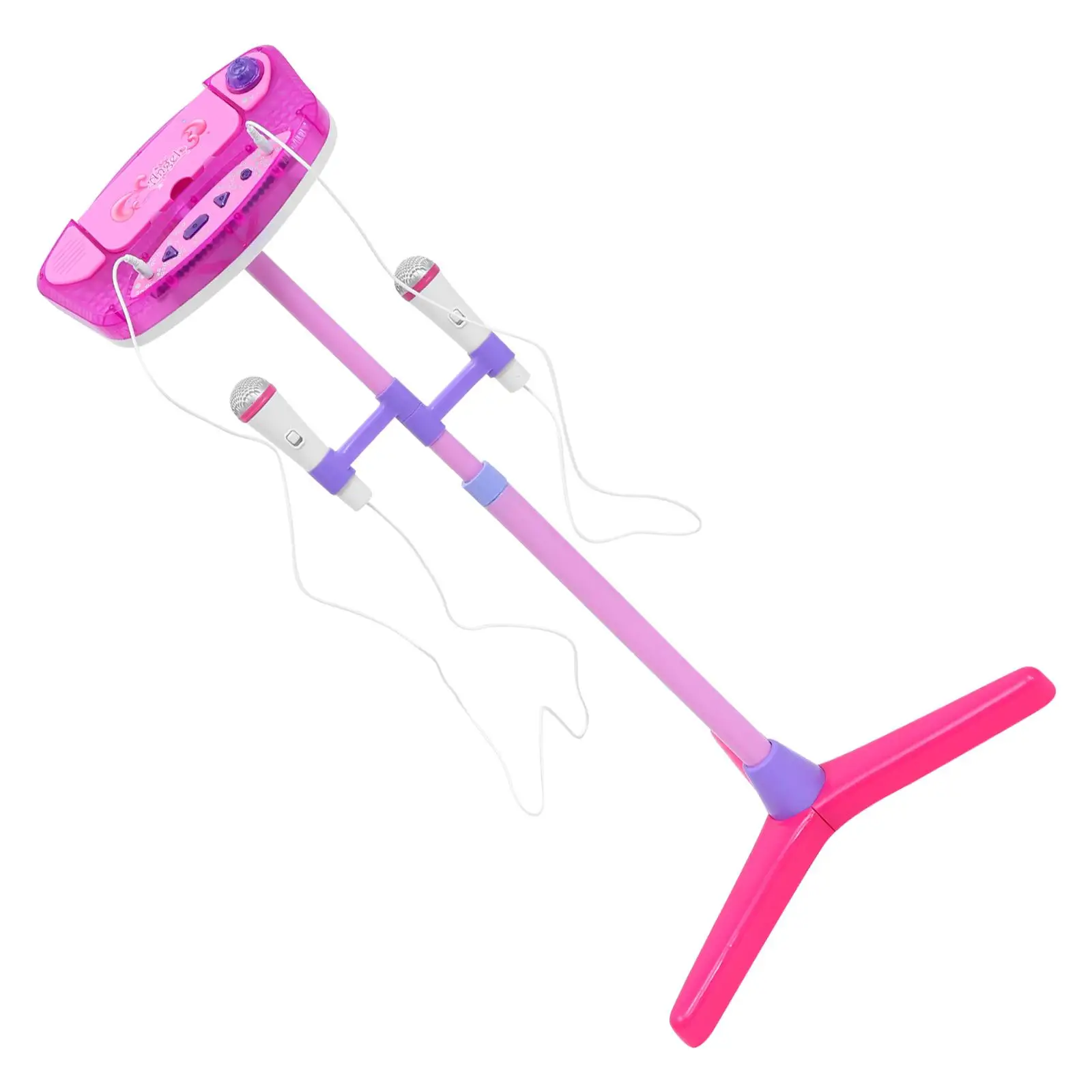 Plastic Simulation Microphone Toy Kids Multi functional Adjustable Stand Pink Early Educational Music Plaything Child Microphone
Plastic Simulation Microphone Toy Kids Multi functional Adjustable Stand Pink Early Educational Music Plaything Child Microphone