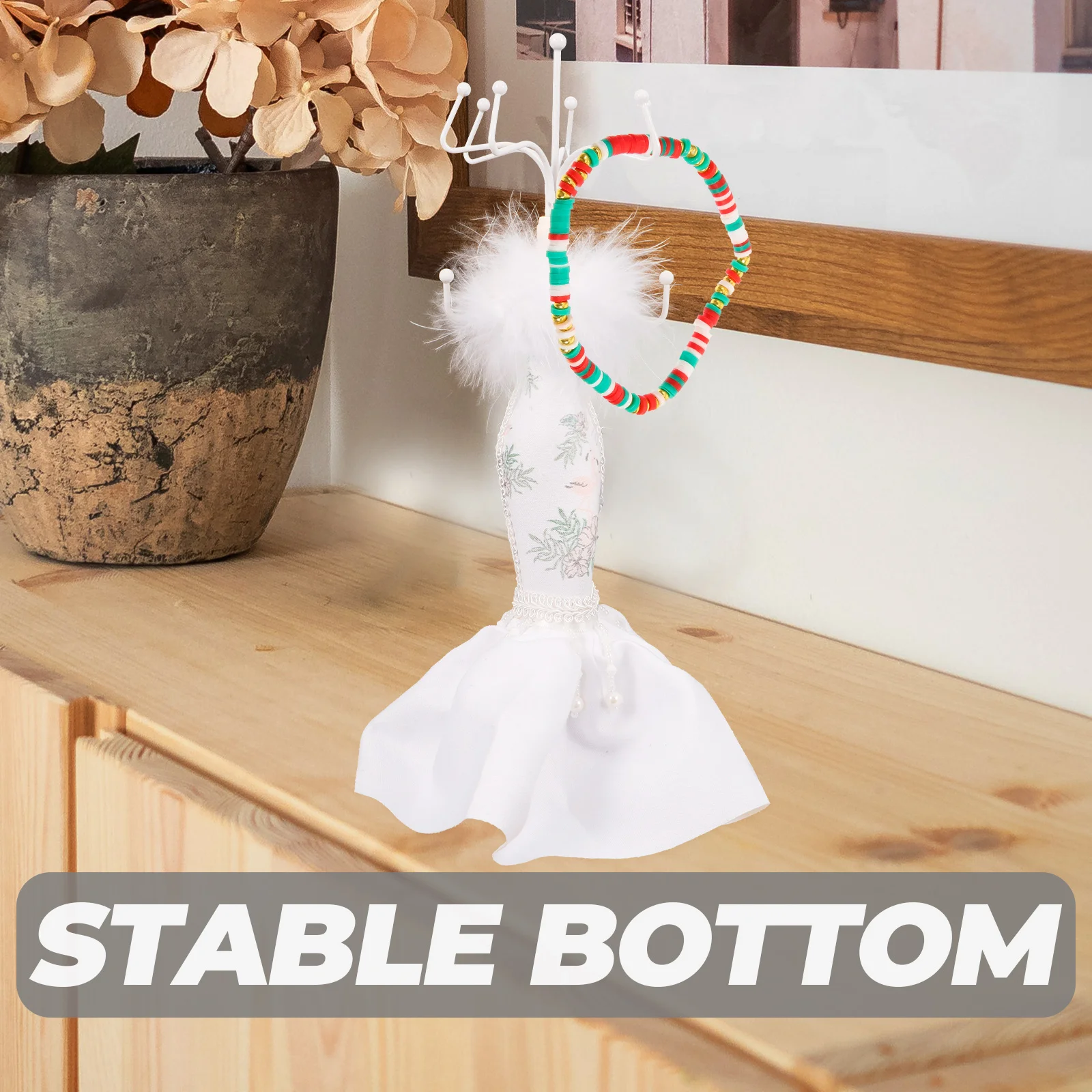 Small Mannequin Jewelry Display Rack Earring Necklace Holder Stand For Selling Home Decoration Craft Show Retail Store Bedside
Small Mannequin Jewelry Display Rack Earring Necklace Holder Stand For Selling Home Decoration Craft Show Retail Store Bedside