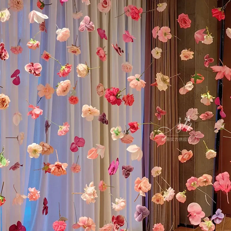 Wedding Decoration DIY Flower Curtain Window Curtains Transparent Euramerican Home For Living Room Bathroom Bedroom Accessories
Wedding Decoration DIY Flower Curtain Window Curtains Transparent Euramerican Home For Living Room Bathroom Bedroom Accessories