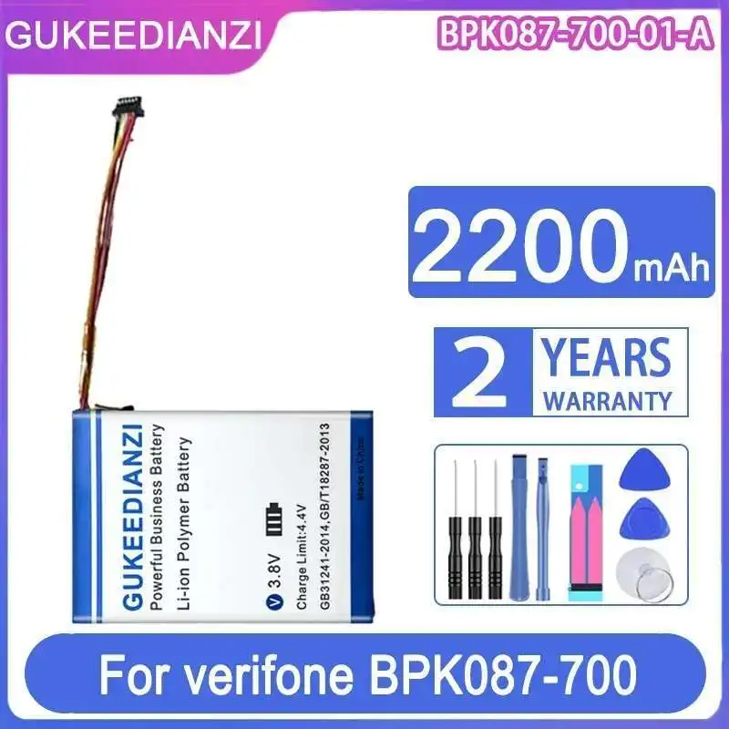 BPK087-700-01-A 2200mAh Long Lasting Payment Terminal Accessories Battery For Verifone BPK087-700 BPK087700
BPK087-700-01-A 2200mAh Long Lasting Payment Terminal Accessories Battery For Verifone BPK087-700 BPK087700