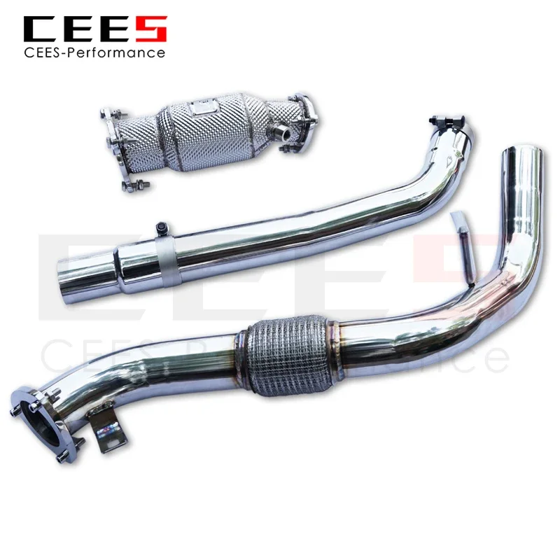 CEES Exhaust System For Audi A4b9 2.0 349 319 Headers With Catalyst Test Pipe Converter High Flow Catted Exhaust Downpipe
CEES Exhaust System For Audi A4b9 2.0 349 319 Headers With Catalyst Test Pipe Converter High Flow Catted Exhaust Downpipe
