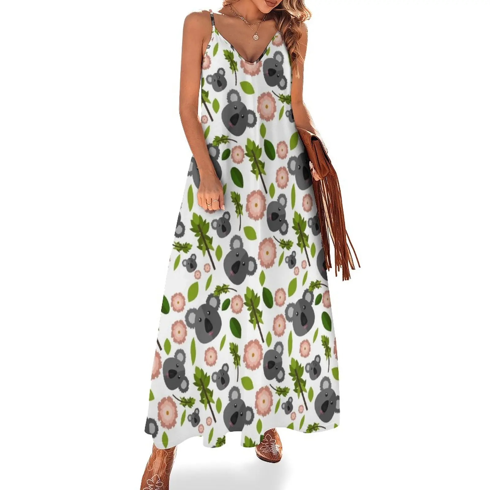 Koala Pattern Sleeveless Dress luxury dresses luxury woman evening dress dress for women
Koala Pattern Sleeveless Dress luxury dresses luxury woman evening dress dress for women