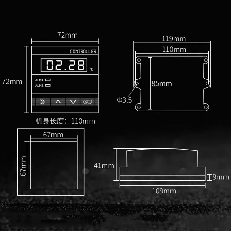 220 В внутренний автоматический измеритель освещенности, контроллер освещенности теплицы RS485
220 В внутренний автоматический измеритель освещенности, контроллер освещенности теплицы RS485
