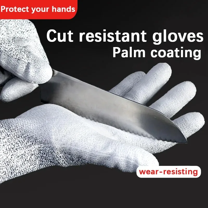 2PCS PU Coated Dipped Gloves Level 5 Cut Resistant Puncture Proof Anti-Slip Tear Resistant Work Safety Garden Protective Gloves
2PCS PU Coated Dipped Gloves Level 5 Cut Resistant Puncture Proof Anti-Slip Tear Resistant Work Safety Garden Protective Gloves