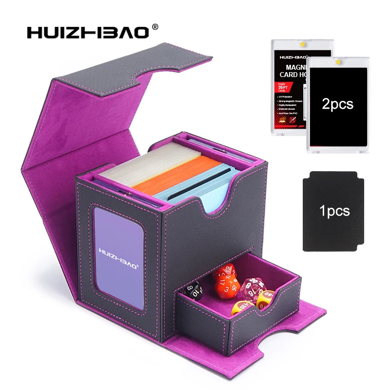 card Deck Box for MTG, Double Storage Box with 2 Commander Display & 1 Dice Tray, Organizer for CCG TCG Sports
card Deck Box for MTG, Double Storage Box with 2 Commander Display & 1 Dice Tray, Organizer for CCG TCG Sports
