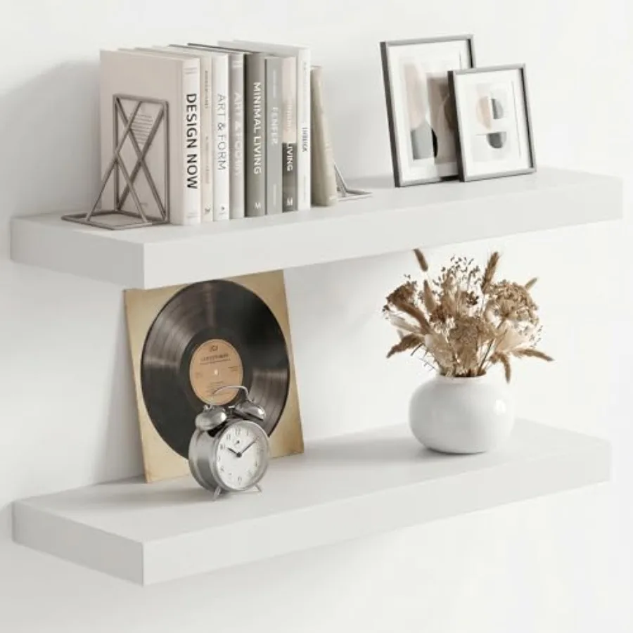 Floating Shelves 6.7 Deep Shelves for Wall Set of 2 ''W x 6.7''D x 1.4''H Wood Shelves for Living Room Bathroom Bedroom Kitchen
Floating Shelves 6.7 Deep Shelves for Wall Set of 2 ''W x 6.7''D x 1.4''H Wood Shelves for Living Room Bathroom Bedroom Kitchen