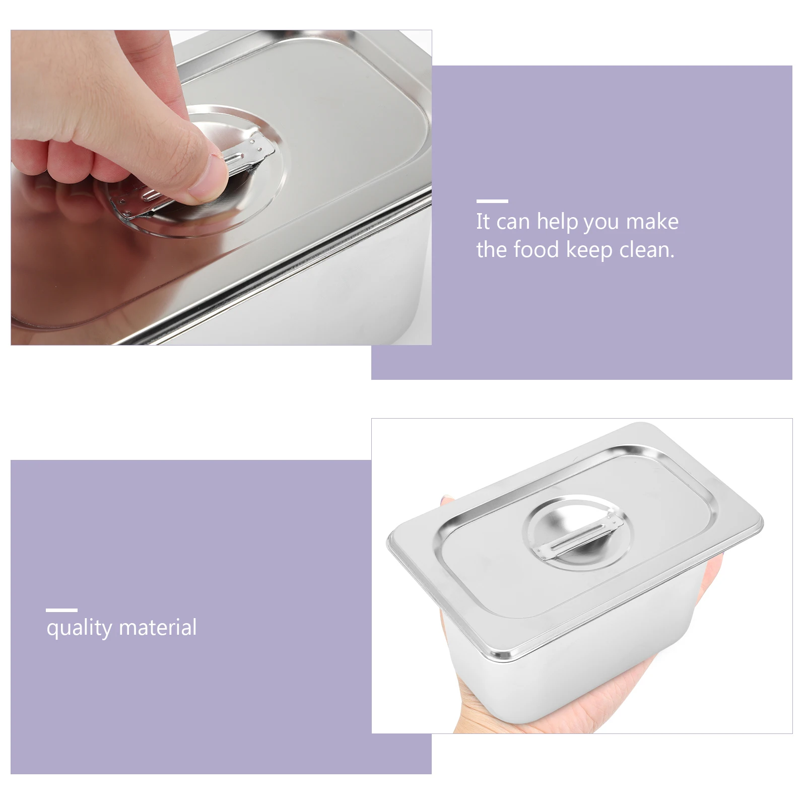 Stainless Steel Basin Containers Lids Storage Fruits Vegetable Case Basin Holder Kitchen Bar Tools
Stainless Steel Basin Containers Lids Storage Fruits Vegetable Case Basin Holder Kitchen Bar Tools