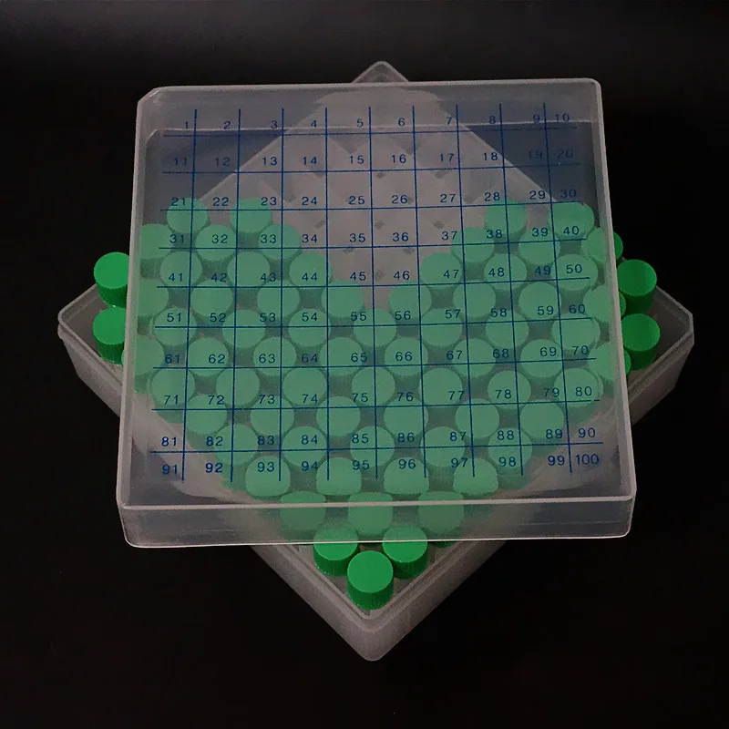 1Set Include One Piece 100- Lattice Digital Code Storage Box For Store Cryovial+100Pieces 1.8ml Plastic Refrigerating Tube
1Set Include One Piece 100- Lattice Digital Code Storage Box For Store Cryovial+100Pieces 1.8ml Plastic Refrigerating Tube