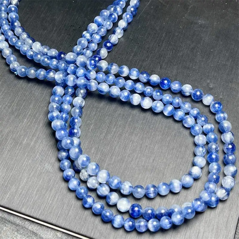 6 мм натуральный кианитовый тройной круглый браслет для женщин и мужчин фэншуй целебные бусины богатства хрустальные украшения праздничный подарок 1 шт.
6 мм натуральный кианитовый тройной круглый браслет для женщин и мужчин фэншуй целебные бусины богатства хрустальные украшения праздничный подарок 1 шт.