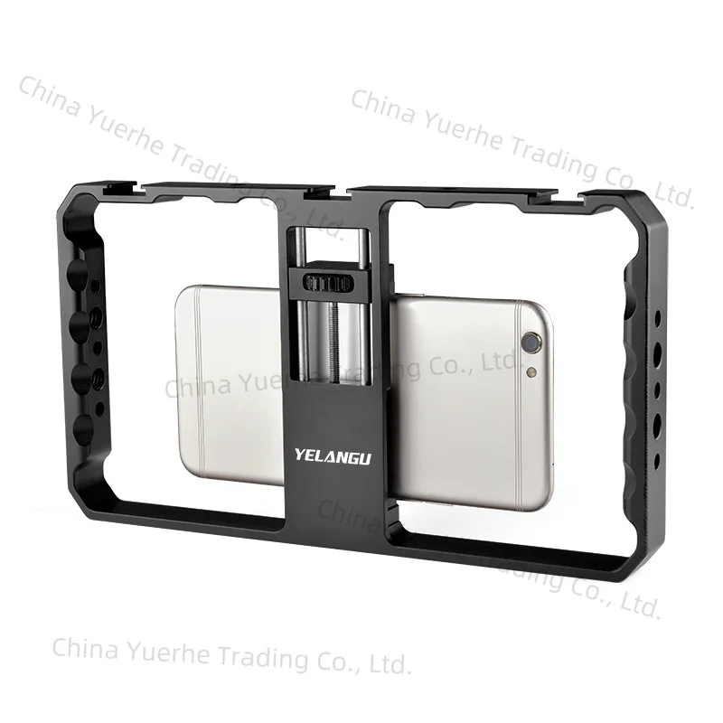 Video shooting Mobile phone universal live broadcast rabbit cage, photography camera aluminum alloy portable bracket 
Video shooting Mobile phone universal live broadcast rabbit cage, photography camera aluminum alloy portable bracket