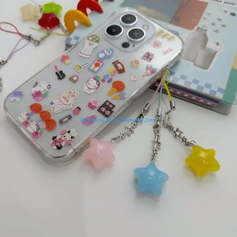573B Stylish Star Phone Chain Cellphone Pendant Phone Lanyard Bag Charm for Women
573B Stylish Star Phone Chain Cellphone Pendant Phone Lanyard Bag Charm for Women