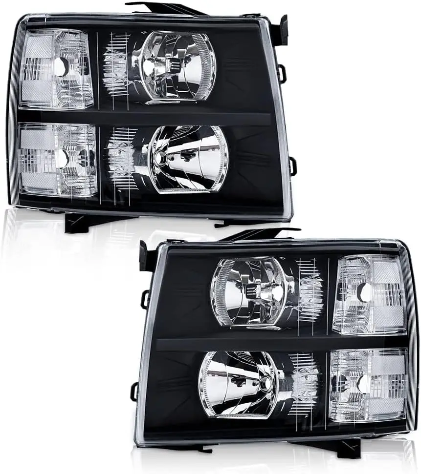 Фары, совместимые с Chevy Silverado 1500 2007-2013/Совместимы с Silverado 2500 3500 и HD 2007-2014 Прозрачные линзы Черный H
Фары, совместимые с Chevy Silverado 1500 2007-2013/Совместимы с Silverado 2500 3500 и HD 2007-2014 Прозрачные линзы Черный H