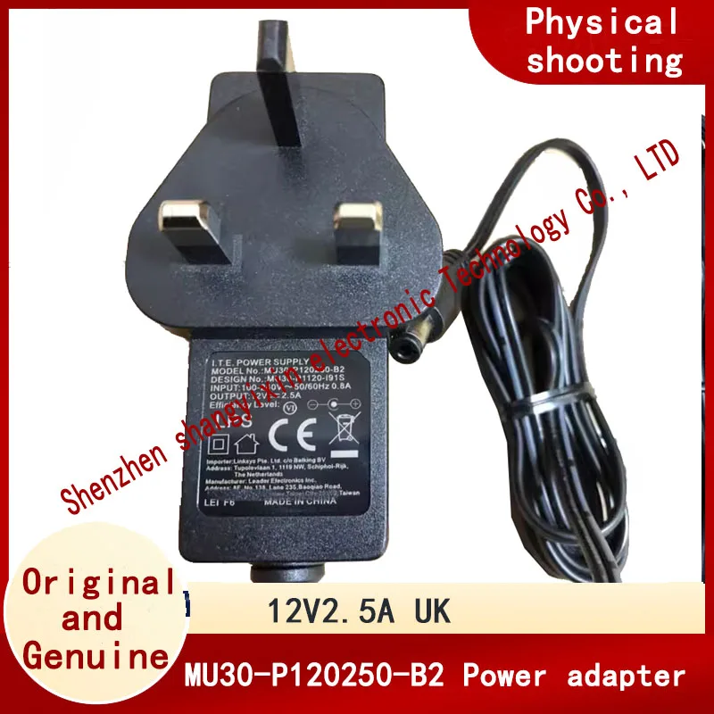 MU30-P120250-B2 Адаптер питания Fire Bull 1,5 м, линия 5,5*2,1 мм, оригинал, 12 В, 2,5 А, британский стандарт 
MU30-P120250-B2 Адаптер питания Fire Bull 1,5 м, линия 5,5*2,1 мм, оригинал, 12 В, 2,5 А, британский стандарт