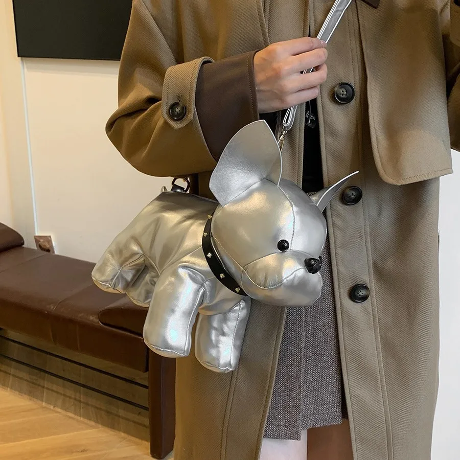 2025 New Fashion Cute 3D Dog Bag Original Personalized Doll Animal Desing Shoulder Messenger Bag Funny Crossbody Bag Backpack
2025 New Fashion Cute 3D Dog Bag Original Personalized Doll Animal Desing Shoulder Messenger Bag Funny Crossbody Bag Backpack