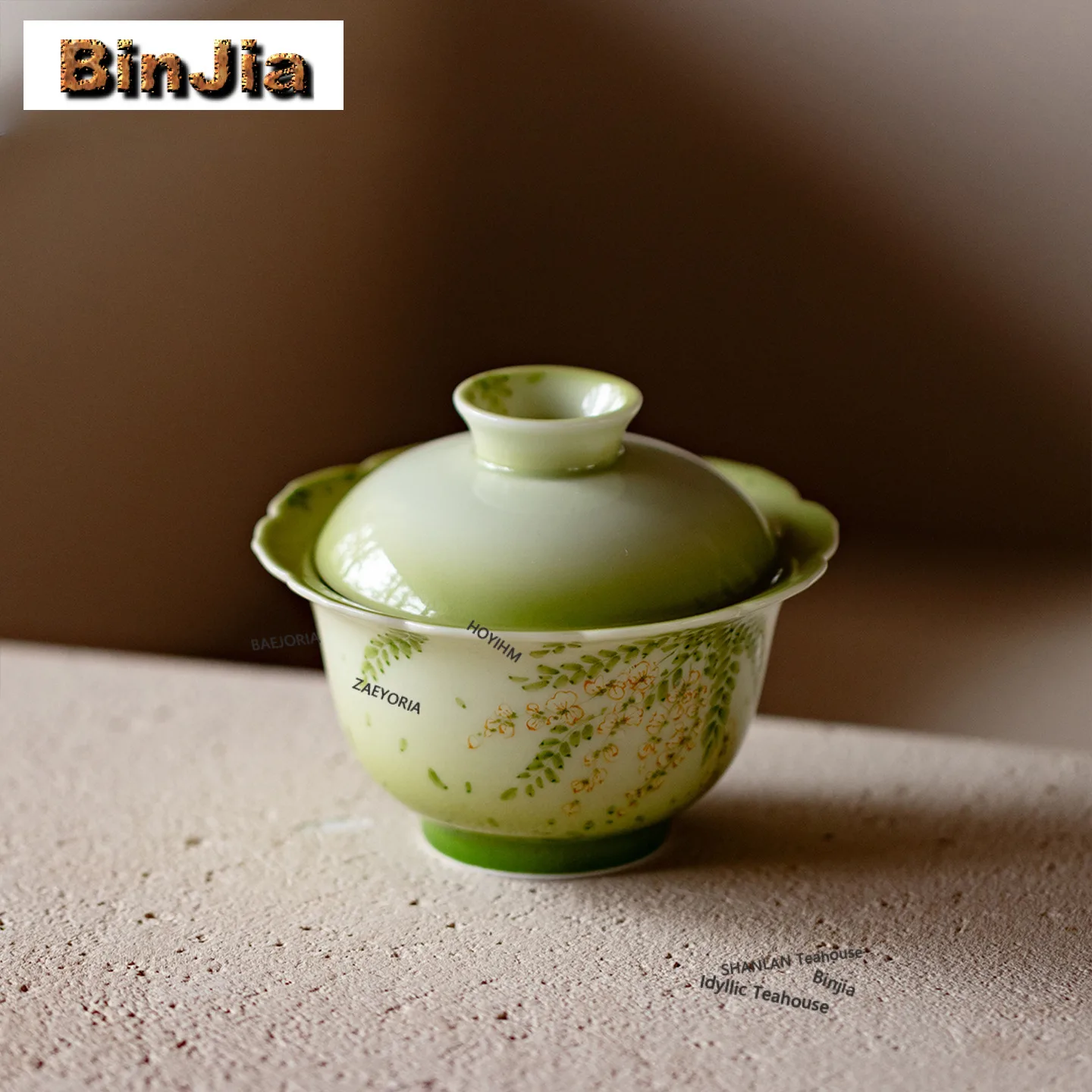 110ml Pastel Wisteria Flowers Gaiwan Ancient Tea Tureen Tea Bowl With Lid Kit Tea Brewing Cover Bowl Tea Ceremony Decoration
110ml Pastel Wisteria Flowers Gaiwan Ancient Tea Tureen Tea Bowl With Lid Kit Tea Brewing Cover Bowl Tea Ceremony Decoration