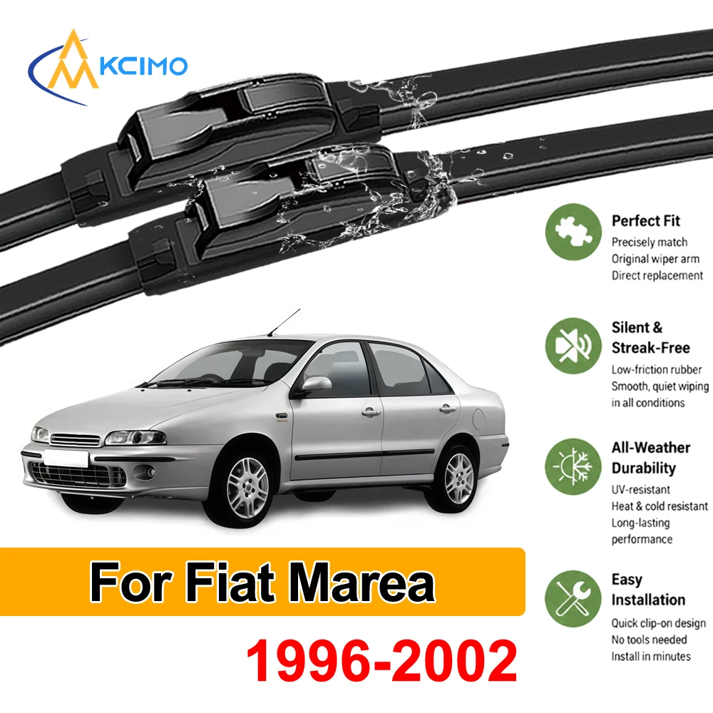 Rain Wiper Blades Fit For Fiat Marea 185 1996-2002 Front Pair Rubber Windshield Wiper Blades Car Accessories Replacement
Rain Wiper Blades Fit For Fiat Marea 185 1996-2002 Front Pair Rubber Windshield Wiper Blades Car Accessories Replacement