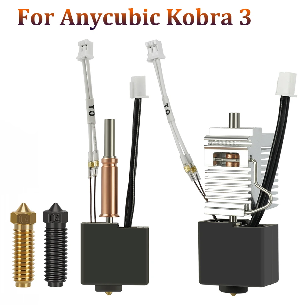 Hotend комплект для Anycubic Kobra 3 биметаллический тепловой разрыв Горячий Конец 24 в 50 Вт нагревательная трубка Термистор для Anycubic Kobra 3 комбинированная Печатная головка
Hotend комплект для Anycubic Kobra 3 биметаллический тепловой разрыв Горячий Конец 24 в 50 Вт нагревательная трубка Термистор для Anycubic Kobra 3 комбинированная Печатная головка