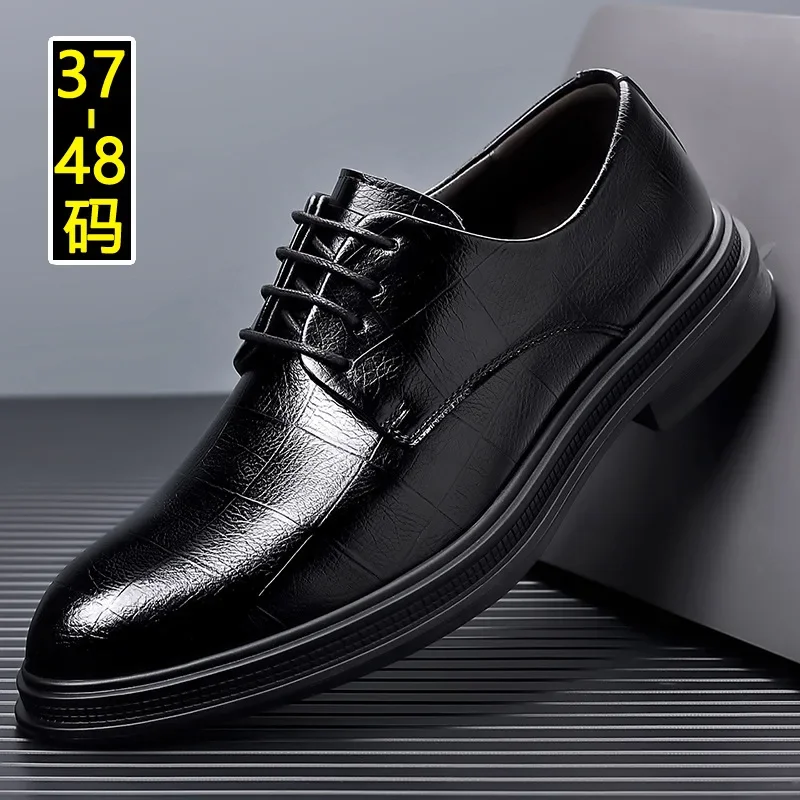 Size 48 Mens Shoes Fashion Black Wedding Shoes for Men 2025 Autumn New Luxury Designer Cow Leather Shoe Business Men Dress Shoes
Size 48 Mens Shoes Fashion Black Wedding Shoes for Men 2025 Autumn New Luxury Designer Cow Leather Shoe Business Men Dress Shoes