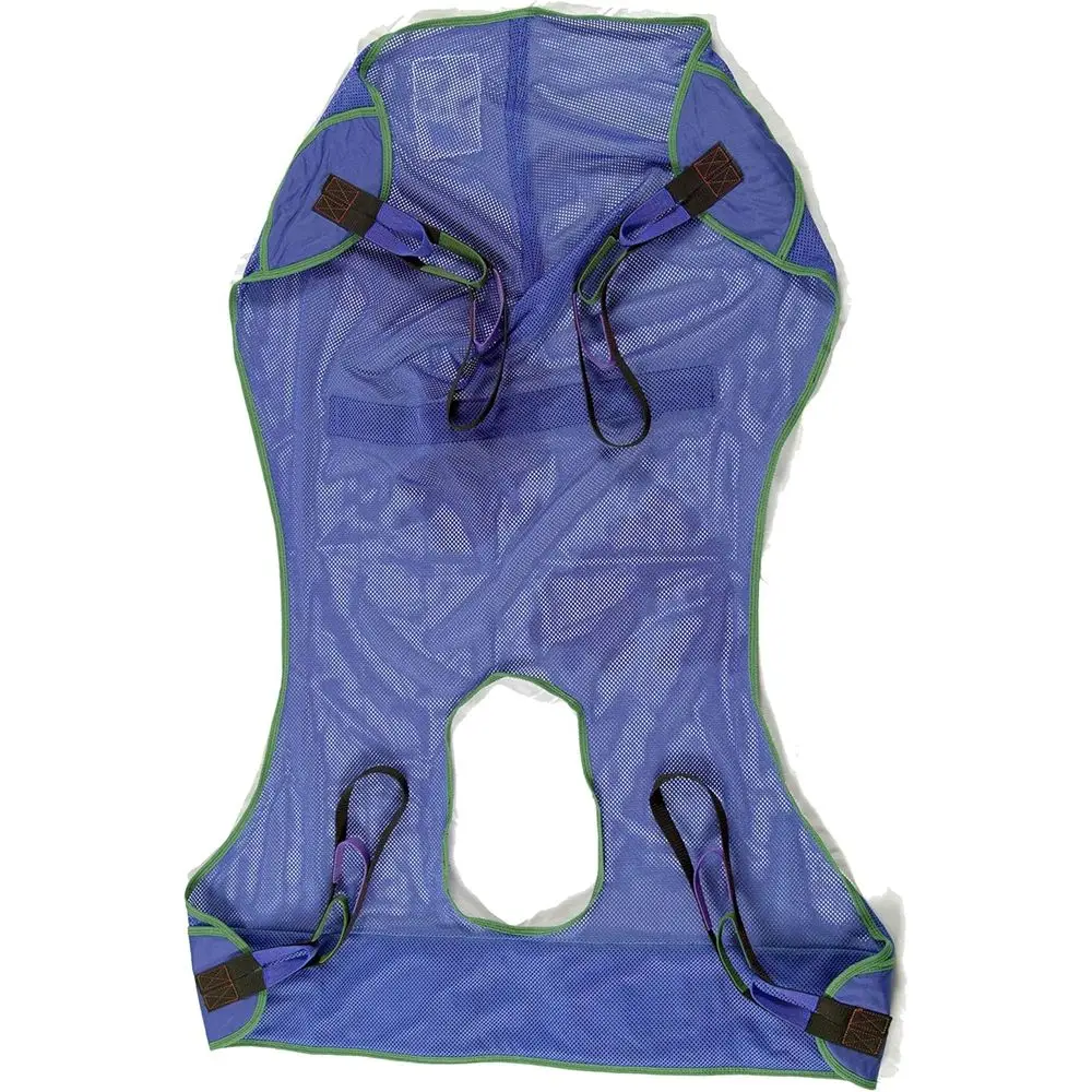 Universal Full Body Mesh Sling with Opening, 600 lbs Capacity, for Transfer and Shower Use, Large Size 56 x 43.5
Universal Full Body Mesh Sling with Opening, 600 lbs Capacity, for Transfer and Shower Use, Large Size 56 x 43.5