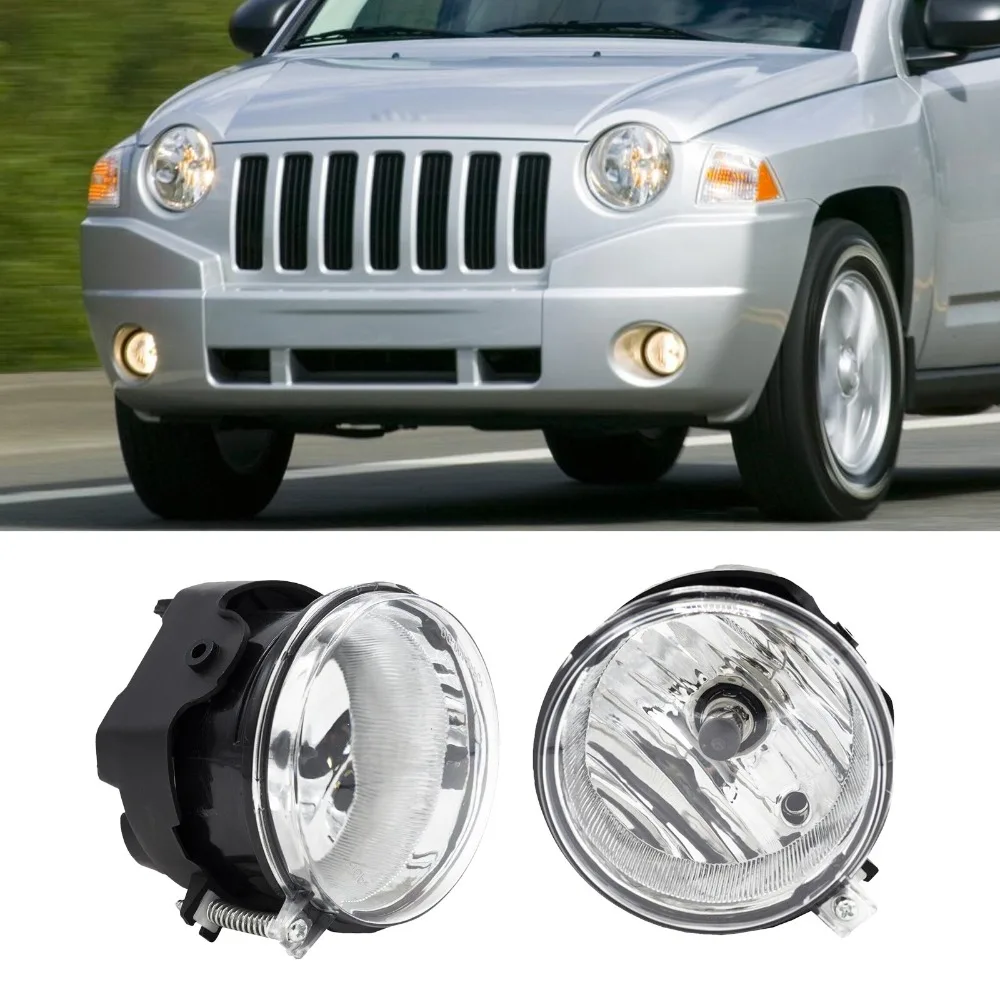 Fog Lights Lamps W/Bulbs For 2007-2009 Jeep Compass /07-09 Jeep Patriot Pair
Fog Lights Lamps W/Bulbs For 2007-2009 Jeep Compass /07-09 Jeep Patriot Pair