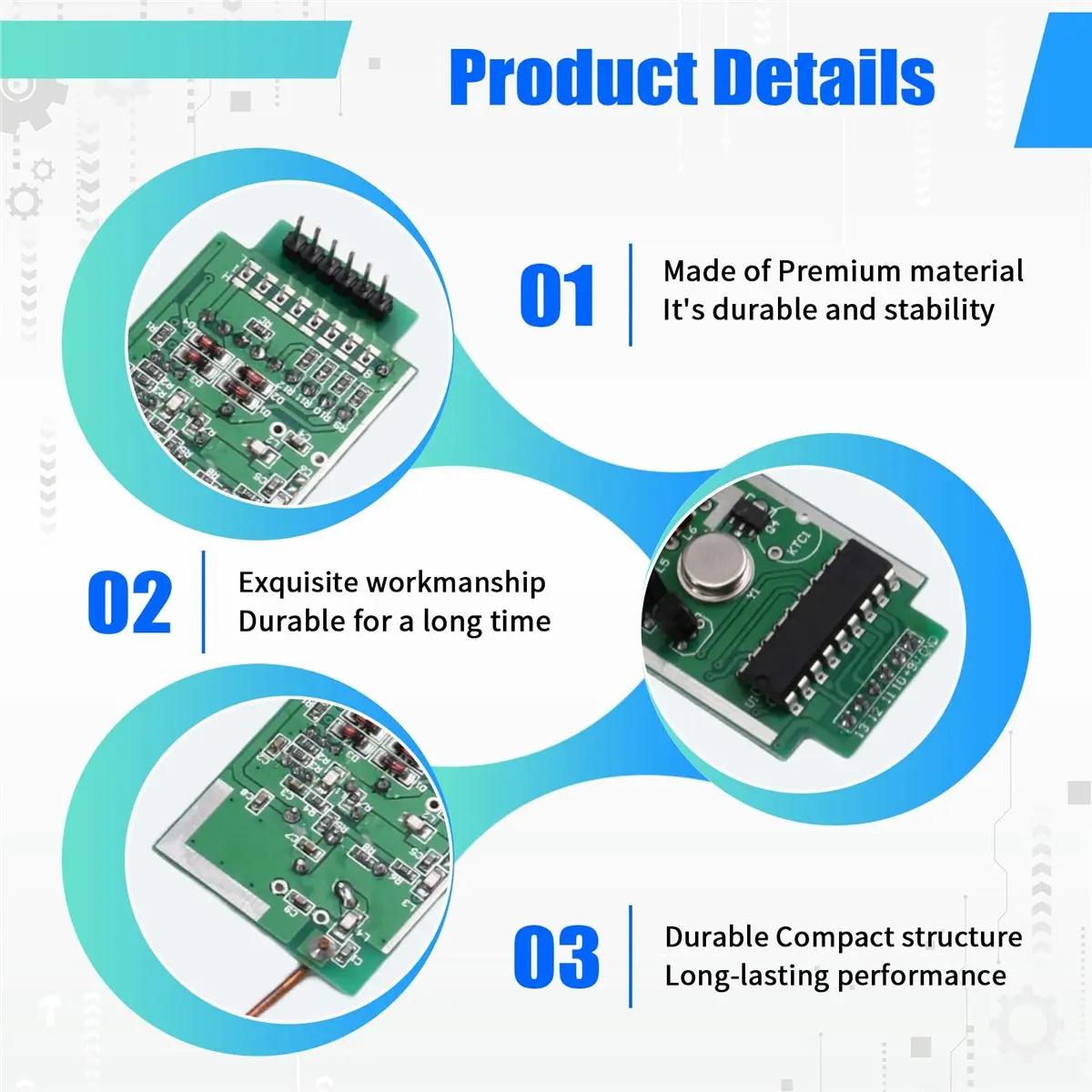 lucky 433M Wireless Transmitter Module 4000 Meters Long-Distance Transmitter Module High-Power Uncoded Transmitter
lucky 433M Wireless Transmitter Module 4000 Meters Long-Distance Transmitter Module High-Power Uncoded Transmitter